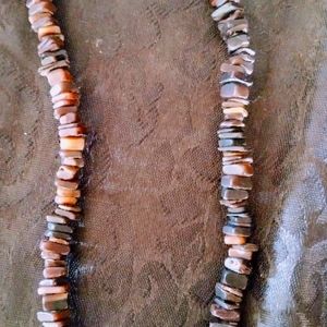 Brown Goldstone Chips necklace